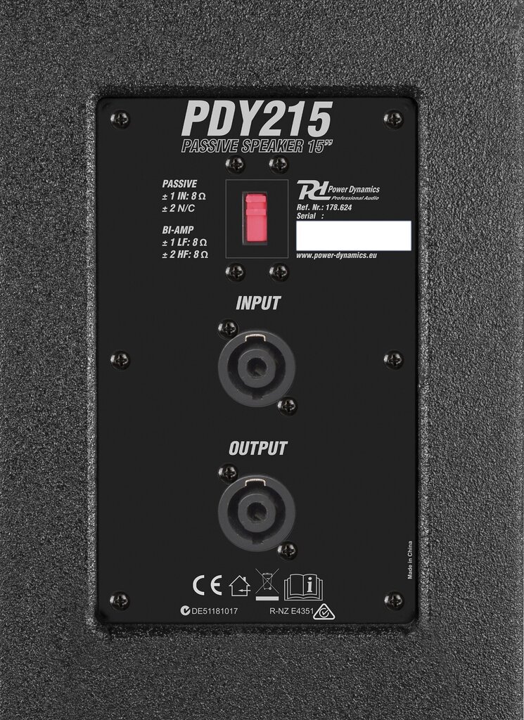 Power Dynamics PDY215 cena un informācija | Mājas akustika, Sound Bar sistēmas | 220.lv