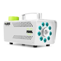 Дым-машина Fuzzix F509LW с 9 светодиодами RGB, белая версия цена и информация | Праздничные декорации | 220.lv