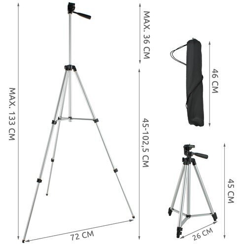 Kameras statīvs 133cm цена и информация | Fotokameru statīvi | 220.lv