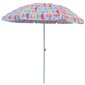 Pludmales lietussargs, 180 cm, zils цена и информация | Saulessargi, markīzes un statīvi | 220.lv
