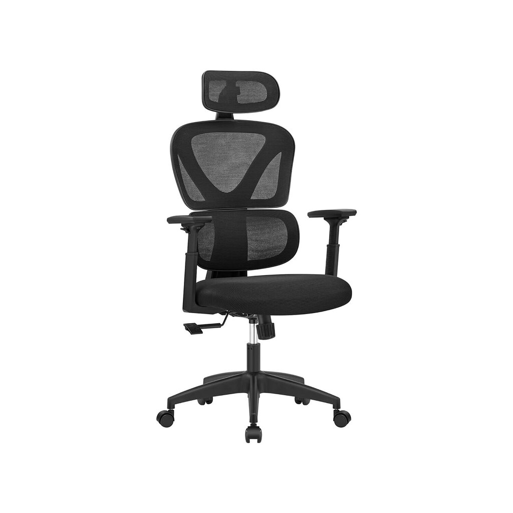 Biroja krēsls Songmics melns cena un informācija | Biroja krēsli | 220.lv