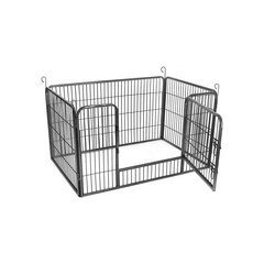 Клетка для собаки Feandrea серая цена и информация | Переноски, сумки | 220.lv