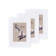 Рамки для фотографий 3 шт Songmics белые цена и информация | Рамки, фотоальбомы | 220.lv