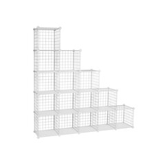 Модульная полка Cube Box Songmics белая цена и информация | Полки для книг и игрушек | 220.lv