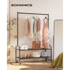 Штанга платяная Songmics черный цена и информация | Вешалки для одежды | 220.lv