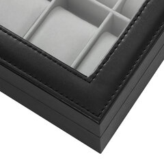 Шкаф для украшений Songmics черный, серый цена и информация | Детали интерьера | 220.lv