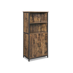 Кухонный шкаф Vasagle черный, коричневый цена и информация | Кухонные шкафчики | 220.lv