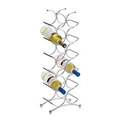 Металлическая винная стойка, 36 бутылок, Zeller цена и информация | Полки | 220.lv