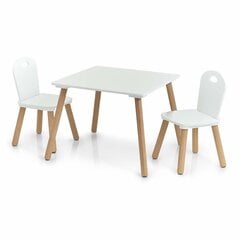 Набор мебели для детей (2 стула + стол) Zeller цена и информация | Детские столы и стулья | 220.lv