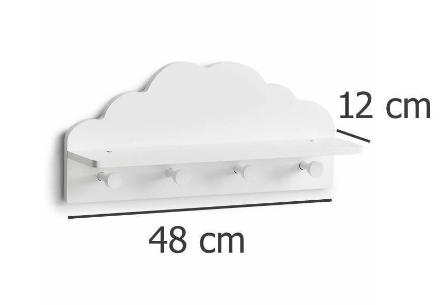 Drēbju pakaramais bērniem Zeller, balts cena un informācija | Drēbju pakaramie | 220.lv