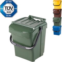 Atkritumu šķirošanas tvertne Urba plus, 40L, zaļa cena un informācija | Komposta kastes un āra konteineri | 220.lv
