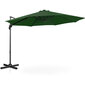 Dārza lietussargs, 300 cm, zaļš цена и информация | Saulessargi, markīzes un statīvi | 220.lv