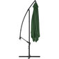 Dārza lietussargs, 250x250 cm, zaļš cena un informācija | Saulessargi, markīzes un statīvi | 220.lv