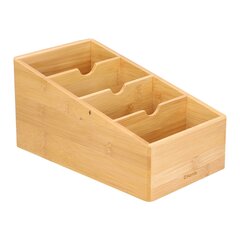 BAMBOU organizators ar nodalījumiem 25x13 cm cena un informācija | Virtuves piederumi | 220.lv