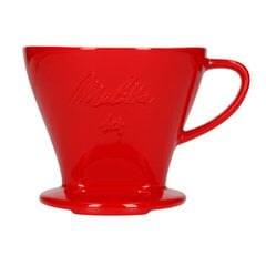 Фарфоровая капельница для кофе Melitta 1x4 - красный цена и информация | Чайники, кофейники | 220.lv