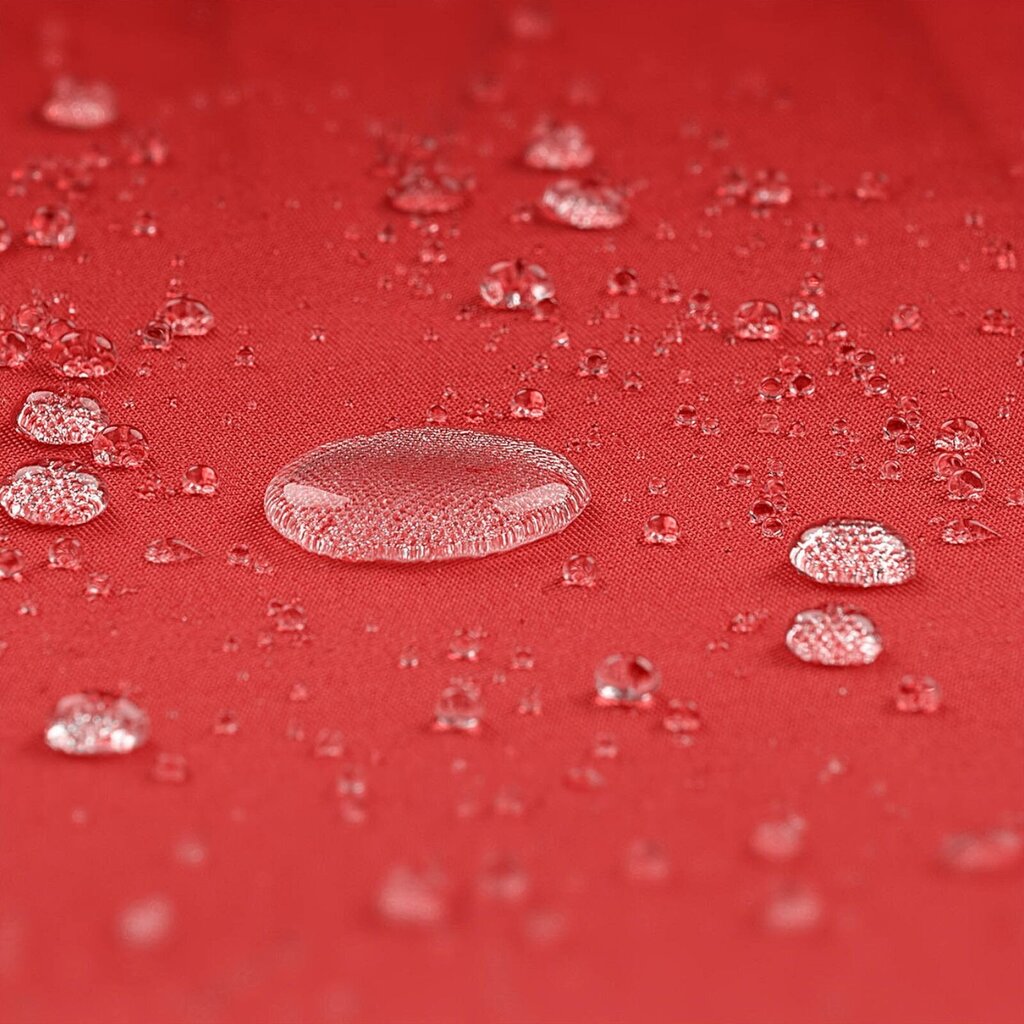 Pie sienas stiprināms terases lietussargs, 270 x 135 cm, sarkans cena un informācija | Saulessargi, markīzes un statīvi | 220.lv