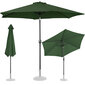 Dārza lietussargs, 300 cm, zaļš cena un informācija | Saulessargi, markīzes un statīvi | 220.lv