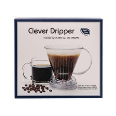 Clever Dripper - Kafijas automāts L 500ml melns + 100 filtri цена и информация | Чайники, кофейники | 220.lv