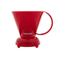 Clever Dripper - Кофеварка L 500мл красный + 100 фильтров цена и информация | Чайники, кофейники | 220.lv