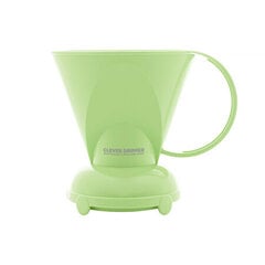 Clever Dripper - Kafijas automāts L 500ml zaļš + 100 filtri cena un informācija | Kafijas kannas, tējkannas | 220.lv