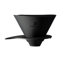 Hario - Zebrang V60-02 Flat Dripper - Складная силиконовая капельница, черный цена и информация | Чайники, кофейники | 220.lv