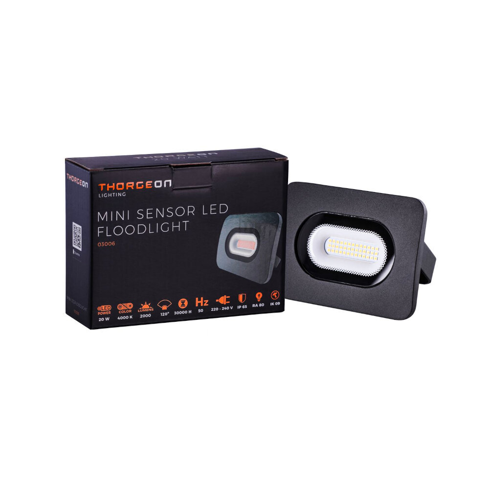 LED prožektors 20W 2000Lm 4000K IP65 cena un informācija | Lukturi | 220.lv