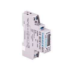 1-фазный счетчик энергии DIN 40А с сертификатом MID цена и информация | Электрические выключатели, розетки | 220.lv