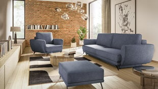 Комплект мягкой мебели из 3-х частей Eltap Megis, синий цвет цена и информация | Комплекты мягкой мебели | 220.lv