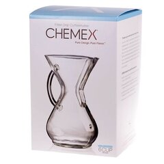 Кофеварка Chemex со стеклянной ручкой - 6 чашек цена и информация | Чайники, кофейники | 220.lv