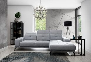 Stūra dīvāns Eltap Torrense, pelēks cena un informācija | Stūra dīvāni | 220.lv