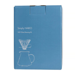 Hario Stikla pilinātājs + serveris + filtru komplekts cena un informācija | Kafijas kannas, tējkannas | 220.lv