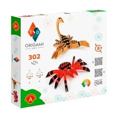 Origami 3D Alexander - zirneklis un skorpions 2in1 cena un informācija | Attīstošās rotaļlietas | 220.lv