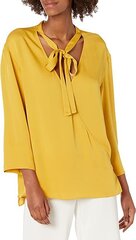 Theory Женщины Relaxed Wrap V I0602505 Блузка Жёлтый Mustard Yellow M, цена и информация | Женские блузки, рубашки | 220.lv