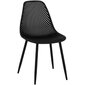 4-ru krēslu komplekts Fromm&Starck, melns cena un informācija | Biroja krēsli | 220.lv