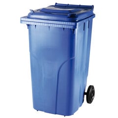 Atkritumu tvertne Europlast Austria, zils, 240L cena un informācija | Komposta kastes un āra konteineri | 220.lv