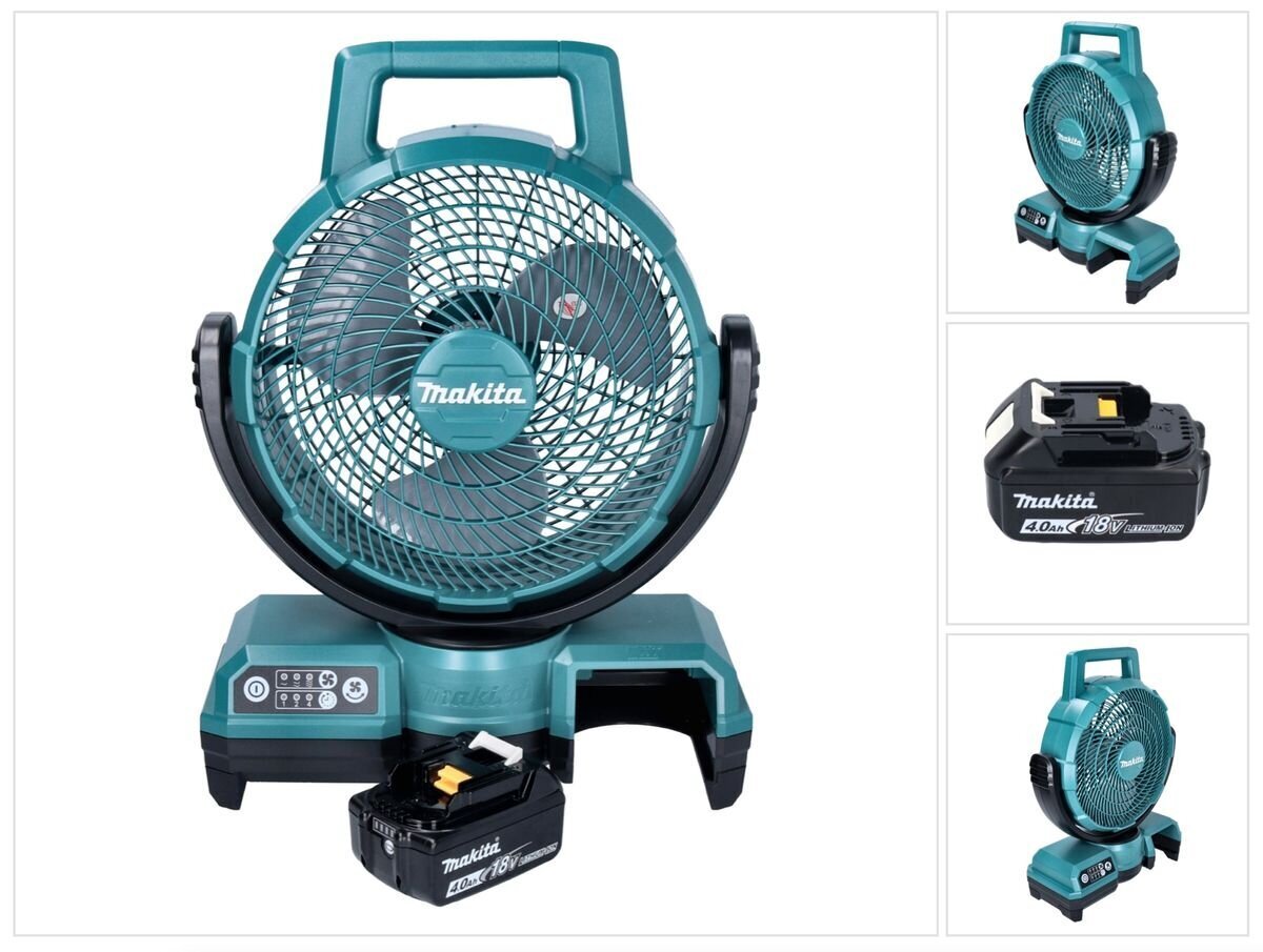 Bezvadu ventilators Makita DCF 203 M1, 14,4 V - 18 V цена и информация | Ventilatori | 220.lv