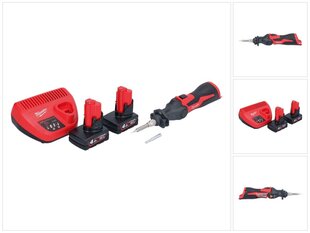 Bezvadu lodāmurs Milwaukee M12 SI-402, 12 V, ar akumulatoru un lādētāju цена и информация | Сварочные аппараты, паяльники | 220.lv