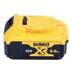 Bezvadu trieciena uzgriežņu atslēga DeWalt DCF 850 N 18 V 205 Nm 1/4" bezsuku + 1x akumulators 5,0 Ah - bez lādētāja cena un informācija | Skrūvgrieži, urbjmašīnas | 220.lv