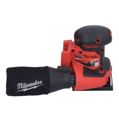 Milwaukee M18 BQSS-302 bezvadu orbitālā slīpmašīna 18 V 113 x 104 mm bezsuku + 2x 3,0 Ah akumulators + lādētājs cena un informācija | Slīpmašīnas | 220.lv