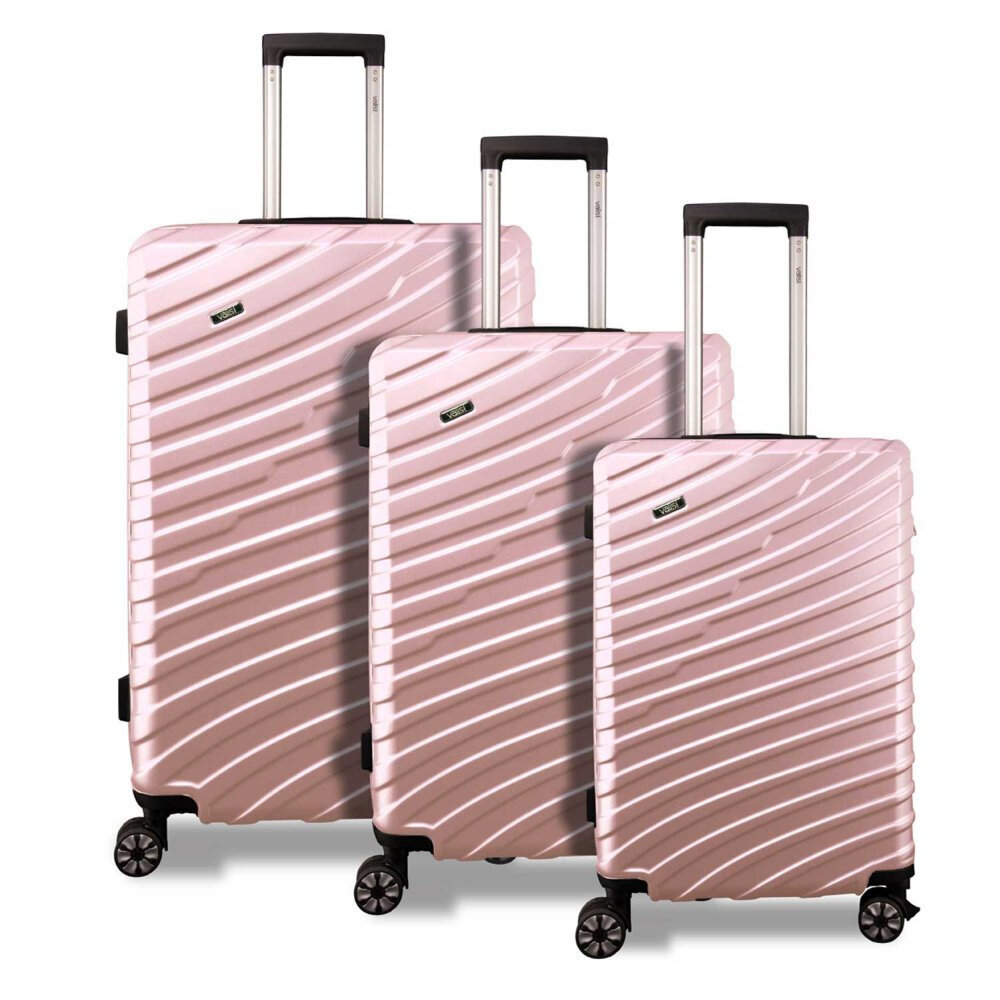 Ceļojumu koferis 67x45x26,5 cm, rozā cena un informācija | Koferi, ceļojumu somas | 220.lv