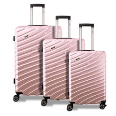 Ceļojumu koferis 50x37x22,5 cm, rozā cena un informācija | Koferi, ceļojumu somas | 220.lv