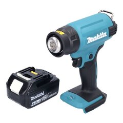 Аккумуляторный пистолет горячего воздуха Makita DHG 180 M1, 18 В, с аккумулятором, без зарядного устройства цена и информация | Строительные фены | 220.lv