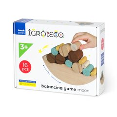 Деревянная балансировочная игра Луна Igroteco IG0422, 16 дет. цена и информация | Развивающие игрушки | 220.lv