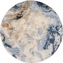 Gazelle paklājs 22152 Round Light blue beige 160x160 cm cena un informācija | Paklāji | 220.lv