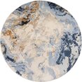 Gazelle paklājs 22152 Round Light blue beige 160x160 cm