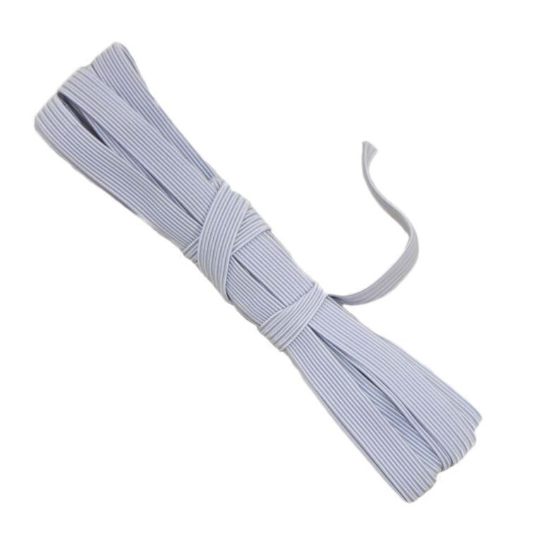 Trikotāžas elastīgā lente (gumija) 10 mm, krāsa balta, 10 m цена и информация | Veļas žāvēšana | 220.lv