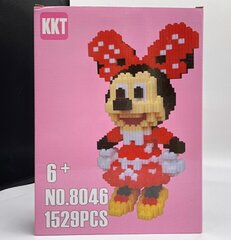 3D konstruktors no miniblokiem Minnie Mouse, 1529 gab. cena un informācija | Konstruktori | 220.lv