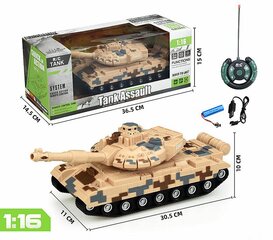 Radiovadāms tanks RC цена и информация | Игрушки для мальчиков | 220.lv