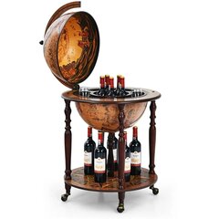 Vintage vīna pudeļu turētājs, globusa forma cena un informācija | Virtuves piederumi | 220.lv