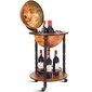 Vīna pudeļu turētājs, brūns, globusveida cena un informācija | Virtuves piederumi | 220.lv